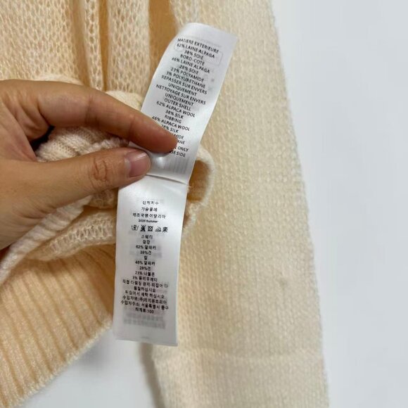 Chloé Logo alpaca and silk sweater - Picture 13 of 13